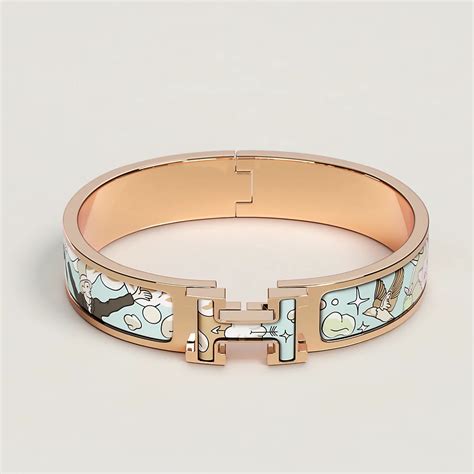 hermes dans les nuages|Bracelet Clic H Dans les Nuages .